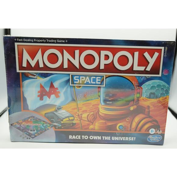 Monopoly Space Edition Board Game Hasbro New Sealed - Picture 1 of 2